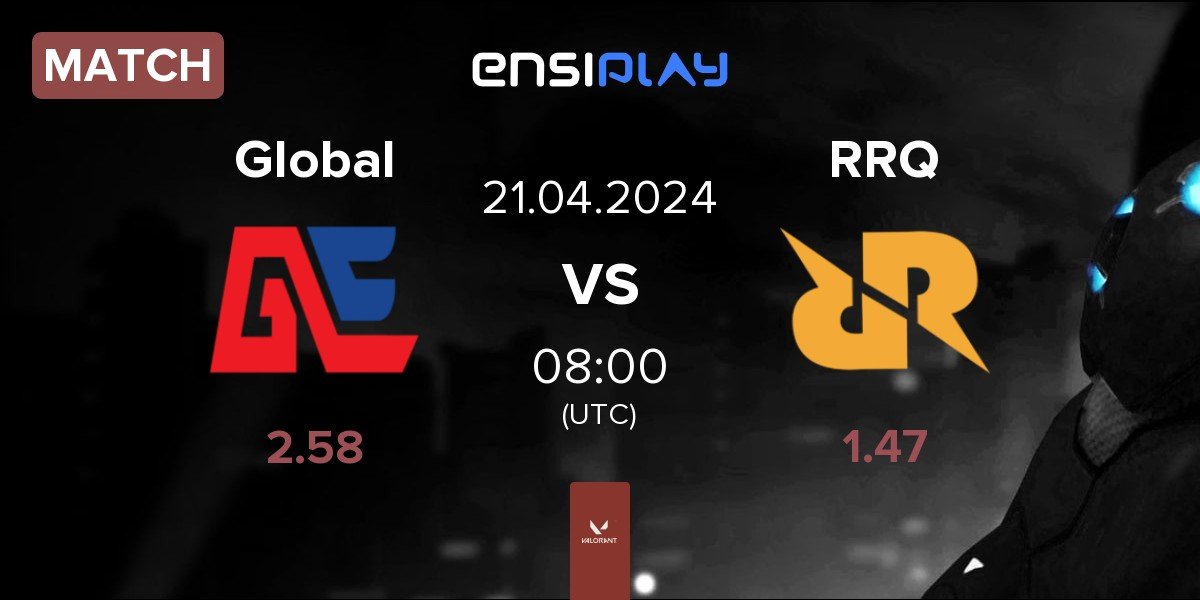 Match Global Esports Global vs Rex Regum Qeon RRQ | 21.04