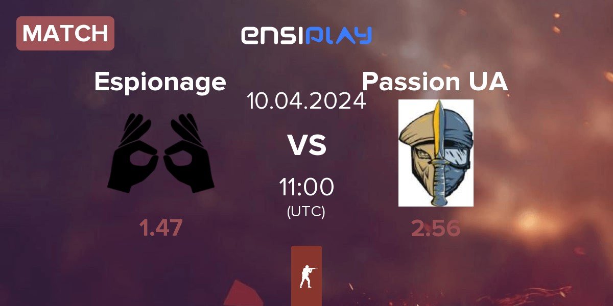 Match Espionage vs Passion UA | 10.04