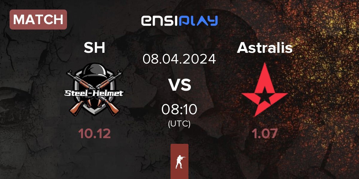 Match steel helmet SH vs Astralis | 08.04