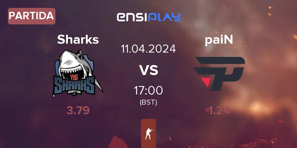 Partida Sharks Esports Sharks vs paiN Gaming paiN | 11.04