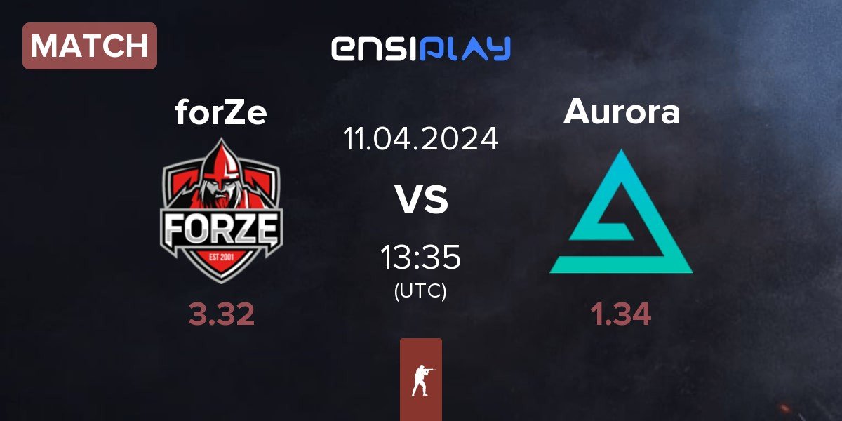 Match FORZE Esports forZe vs Aurora Gaming Aurora | 11.04