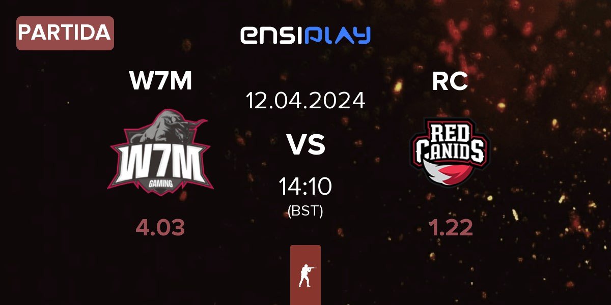 Partida W7M Esports W7M vs Red Canids RC | 12.04