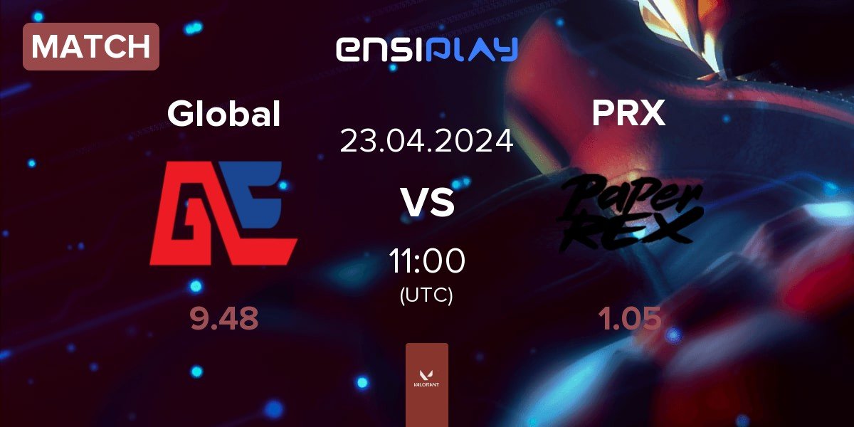 Match Global Esports Global vs Paper Rex PRX | 23.04