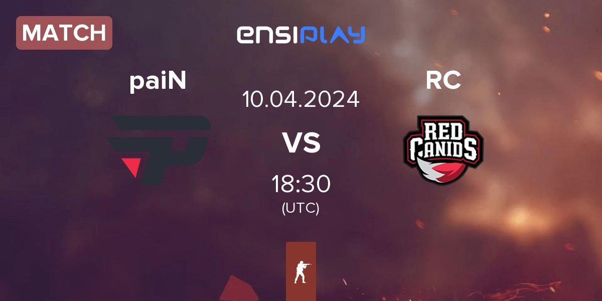 Match paiN Gaming paiN vs Red Canids RC | 10.04