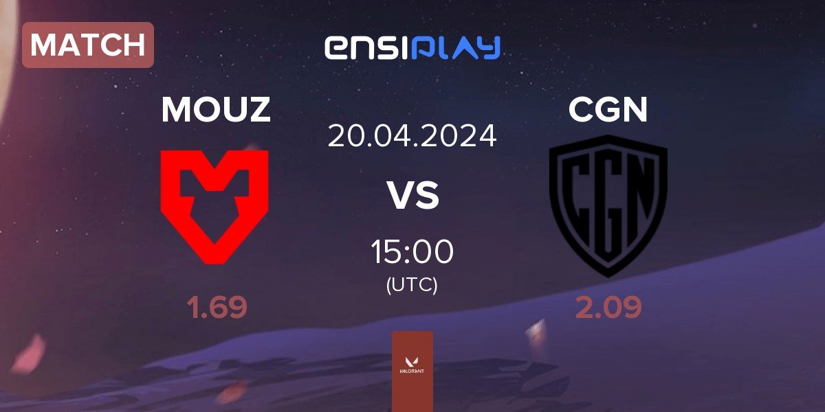 Match MOUZ vs CGN Esports CGN | 20.04