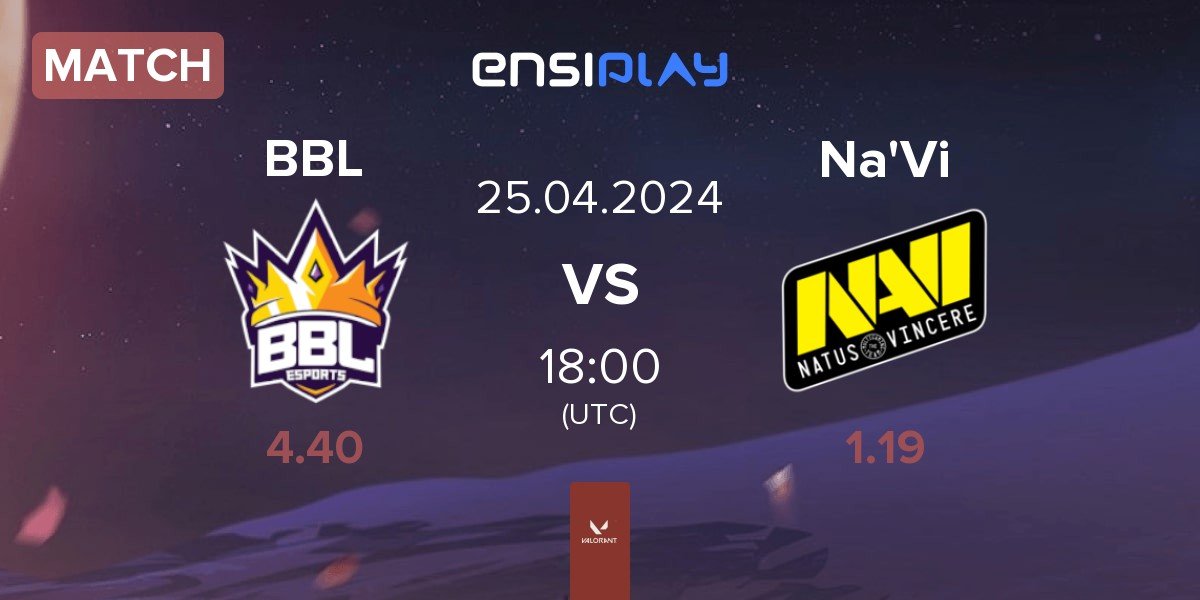 Match BBL Esports BBL vs Natus Vincere Na'Vi | 25.04