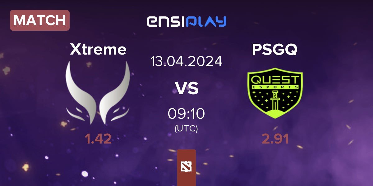Match Xtreme Gaming Xtreme vs PSG.Quest PSGQ | 13.04