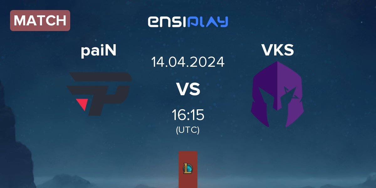 Match paiN Gaming paiN vs Vivo Keyd Stars VKS | 14.04
