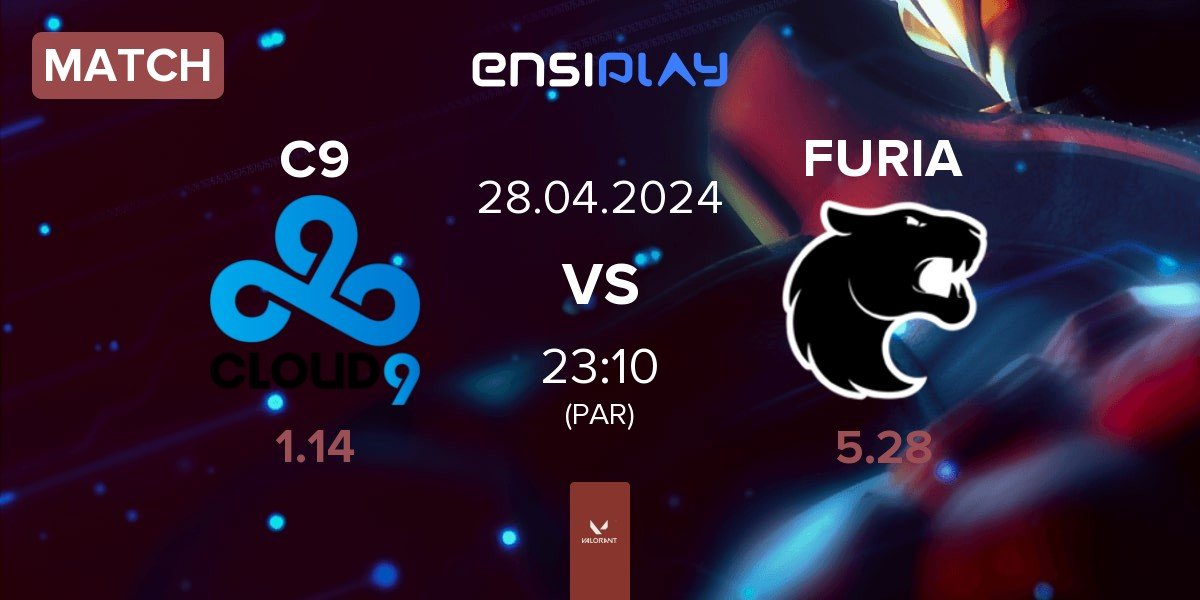 Match Cloud9 C9 vs FURIA Esports FURIA | 28.04