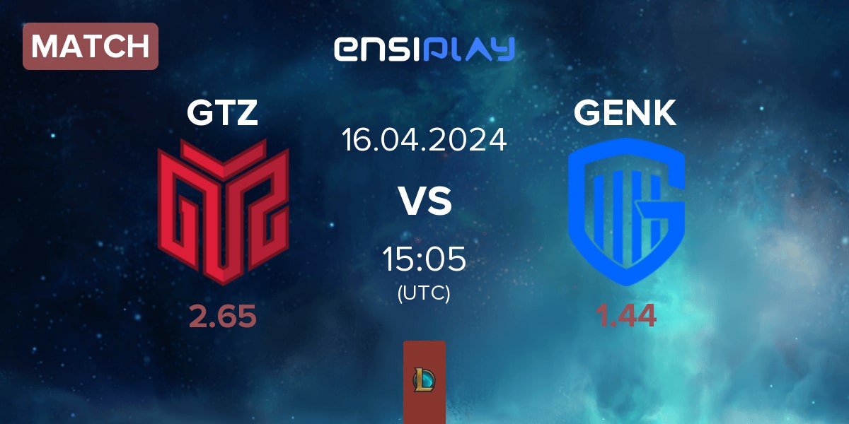Match GTZ Esports GTZ vs KRC Genk Esports GENK | 16.04