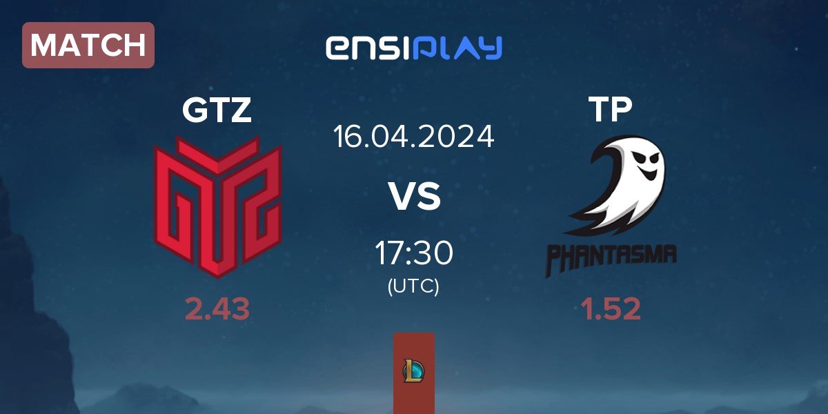 Match GTZ Esports GTZ vs Team Phantasma TP | 16.04