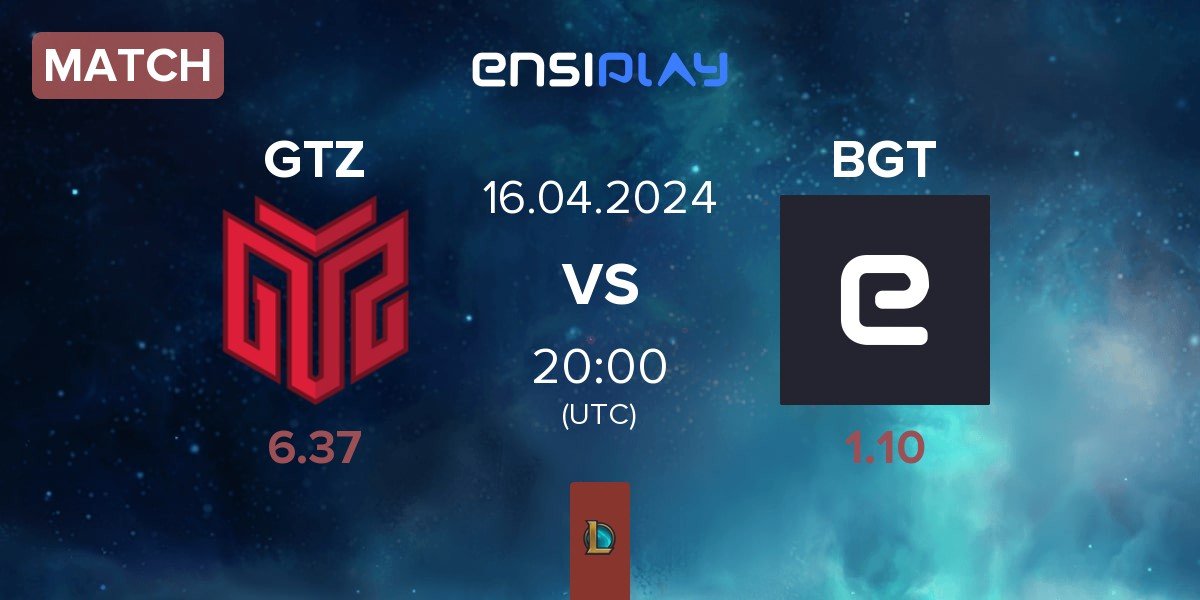 Match GTZ Esports GTZ vs BoostGate Esports BGT | 16.04
