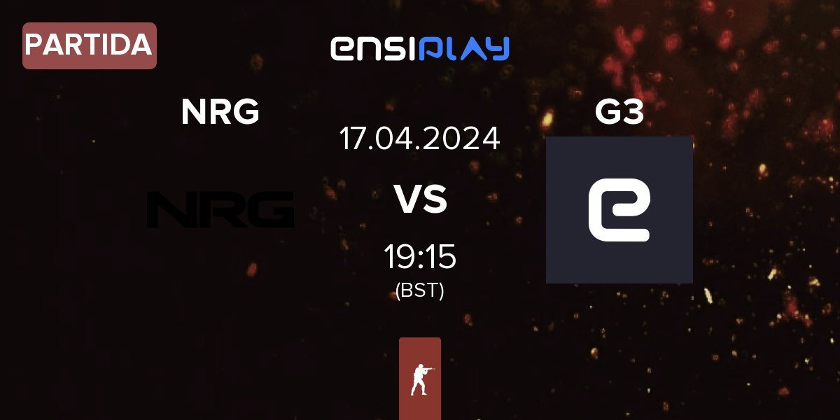 Partida NRG Esports NRG vs G3 | 17.04