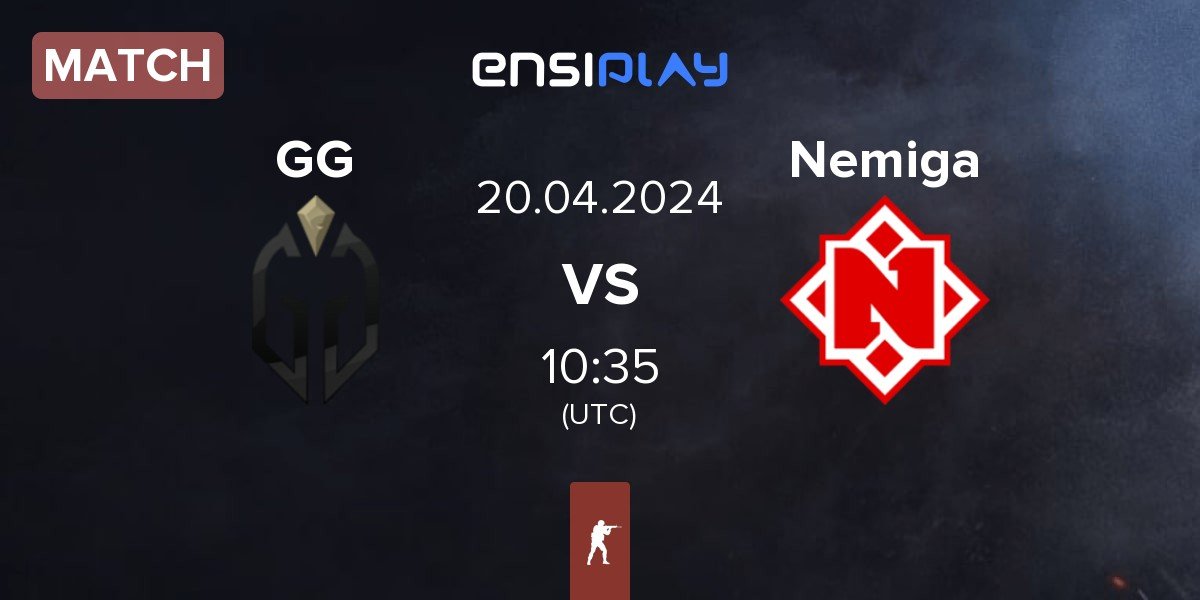 Match Gaimin Gladiators GG vs Nemiga Gaming Nemiga | 20.04