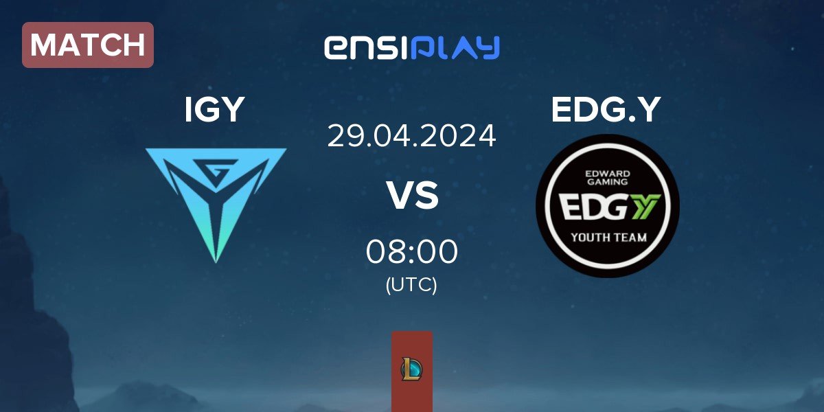 Match Invictus Gaming Young IGY vs Edward Gaming Youth Team EDG.Y | 29.04