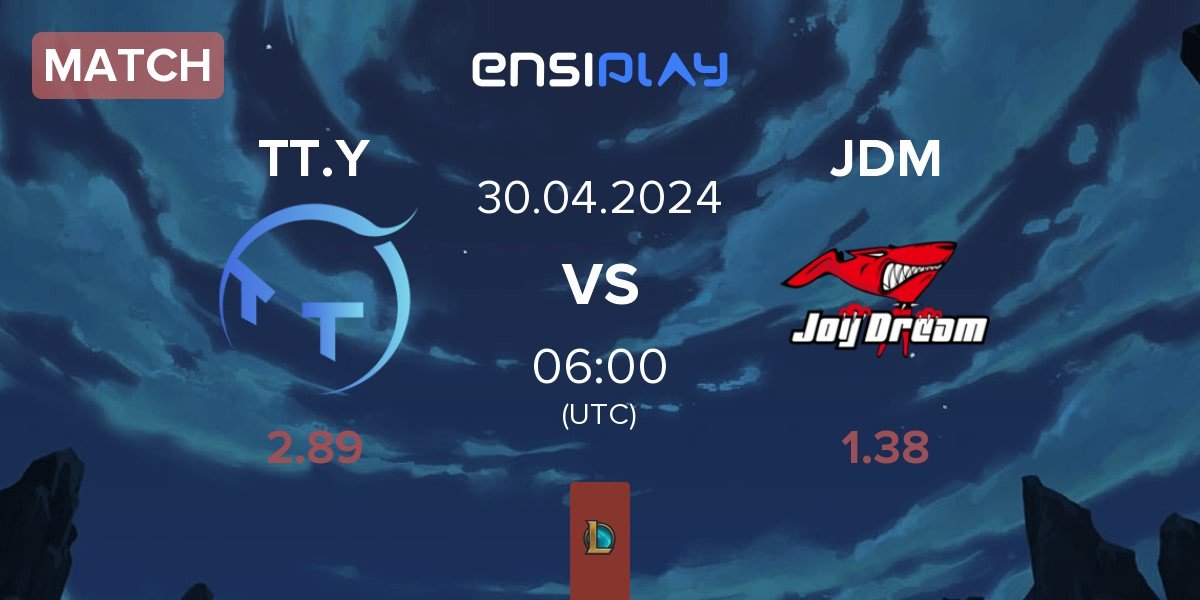 Match ThunderTalk Gaming Young TT.Y vs Joy Dream JDM | 30.04