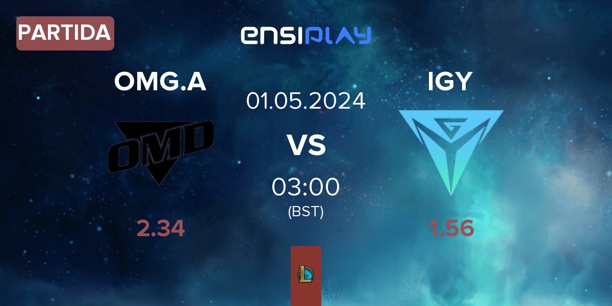 Partida Oh My God Academy OMG.A vs Invictus Gaming Young IGY | 01.05