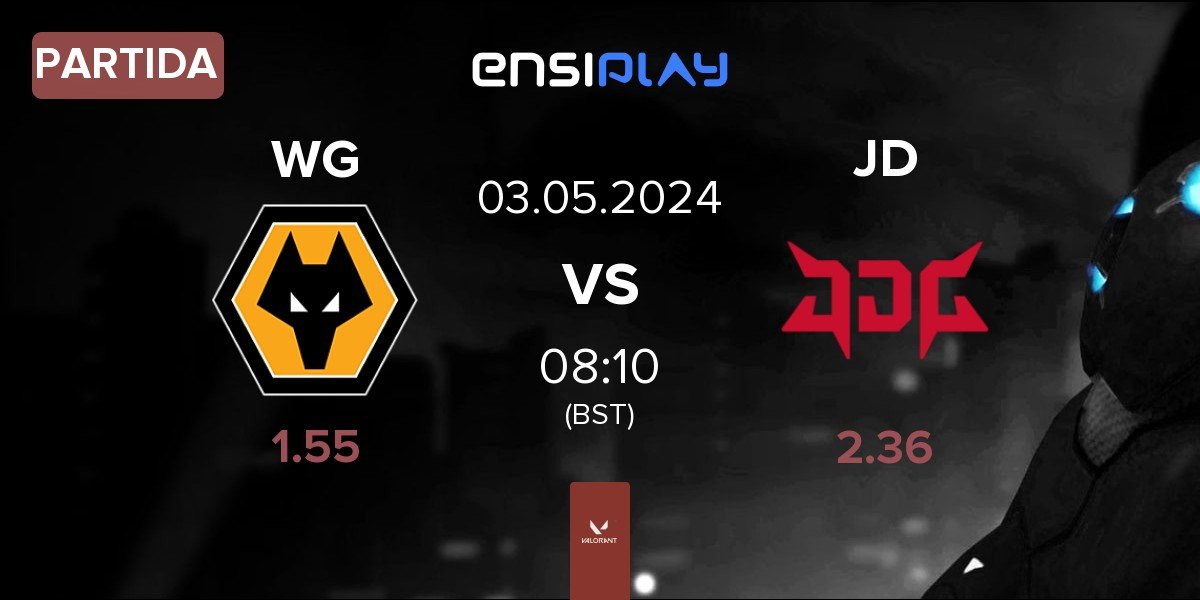 Partida Wolves Esports WG vs JD Gaming JDG | 03.05