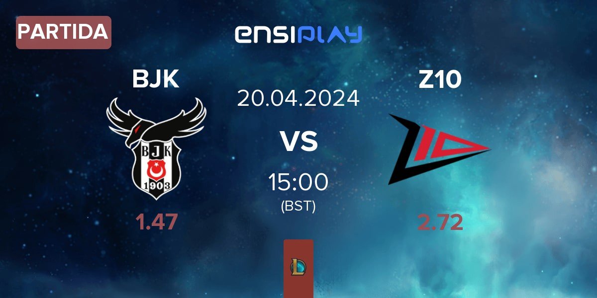 Partida Besiktas Esports BJK vs Zero Tenacity Z10 | 20.04