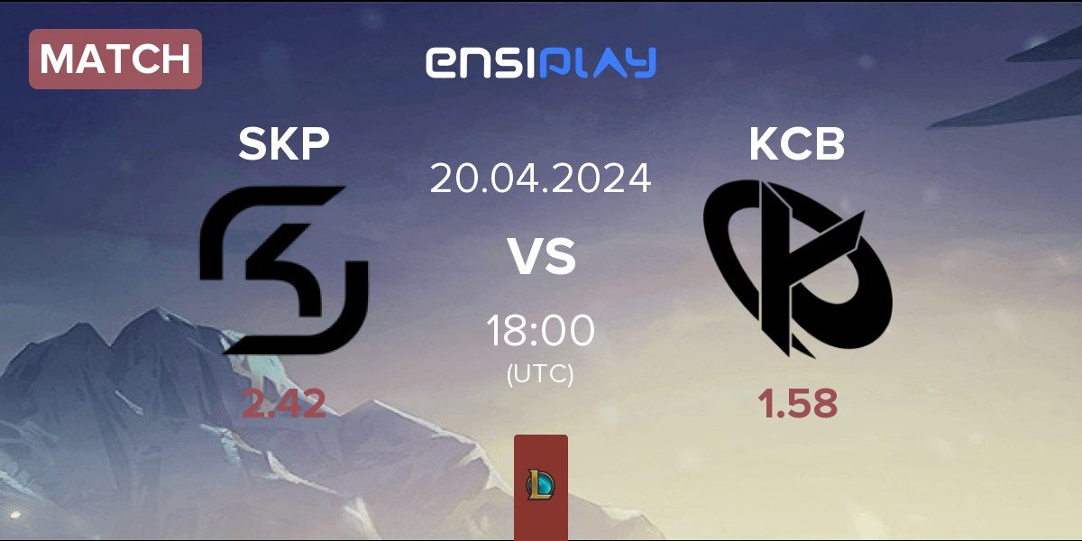 Match SK Gaming Prime SKP vs Karmine Corp Blue KCB | 20.04
