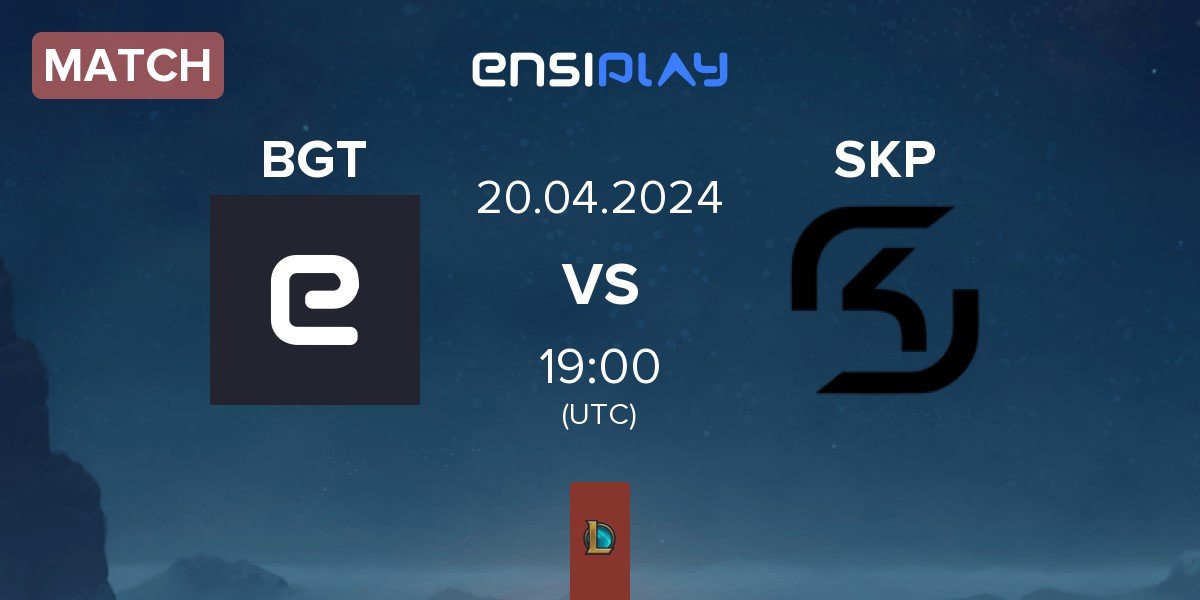 Match BoostGate Esports BGT vs SK Gaming Prime SKP | 20.04