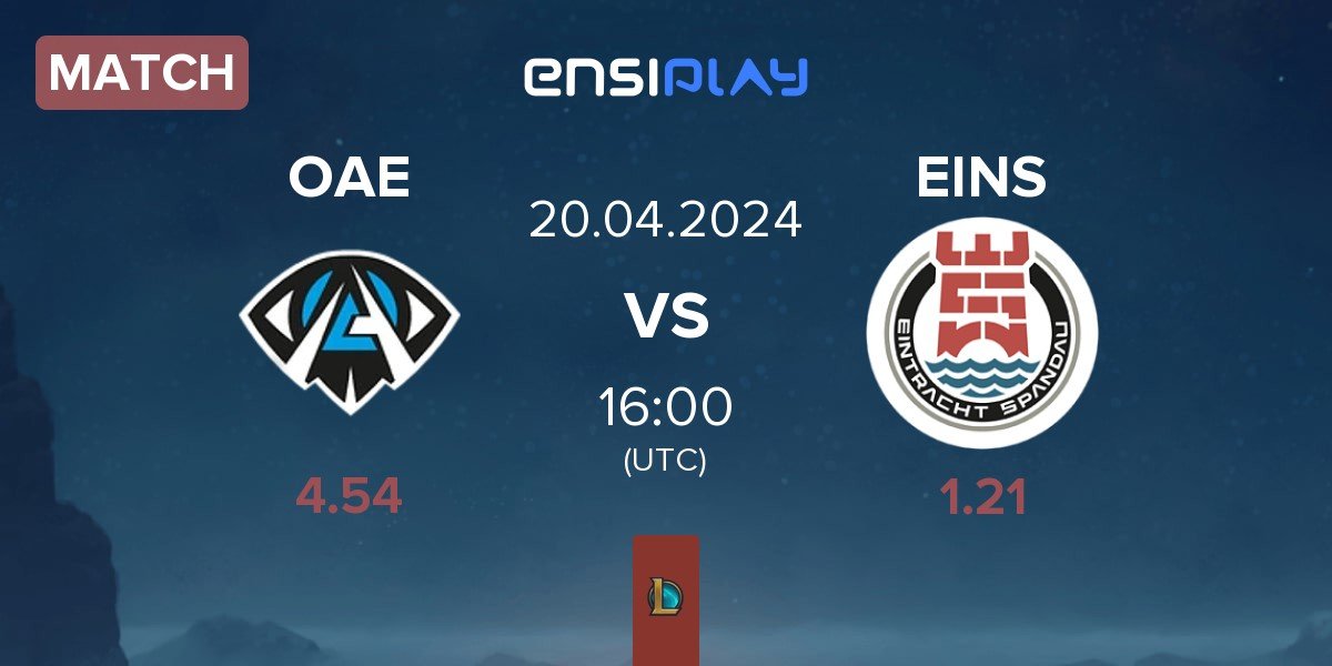 Match Orbit Anonymo OAE vs Eintracht Spandau EINS | 20.04