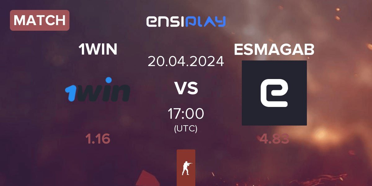 Match 1WIN vs ESMAGAB | 20.04