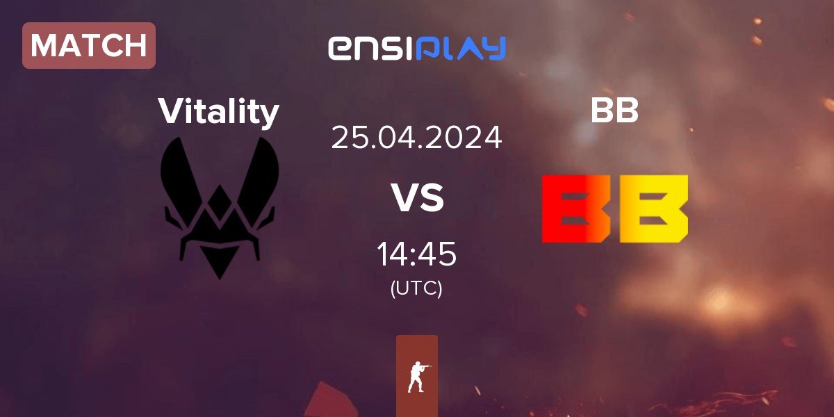 Match Team Vitality Vitality vs BetBoom BB | 25.04