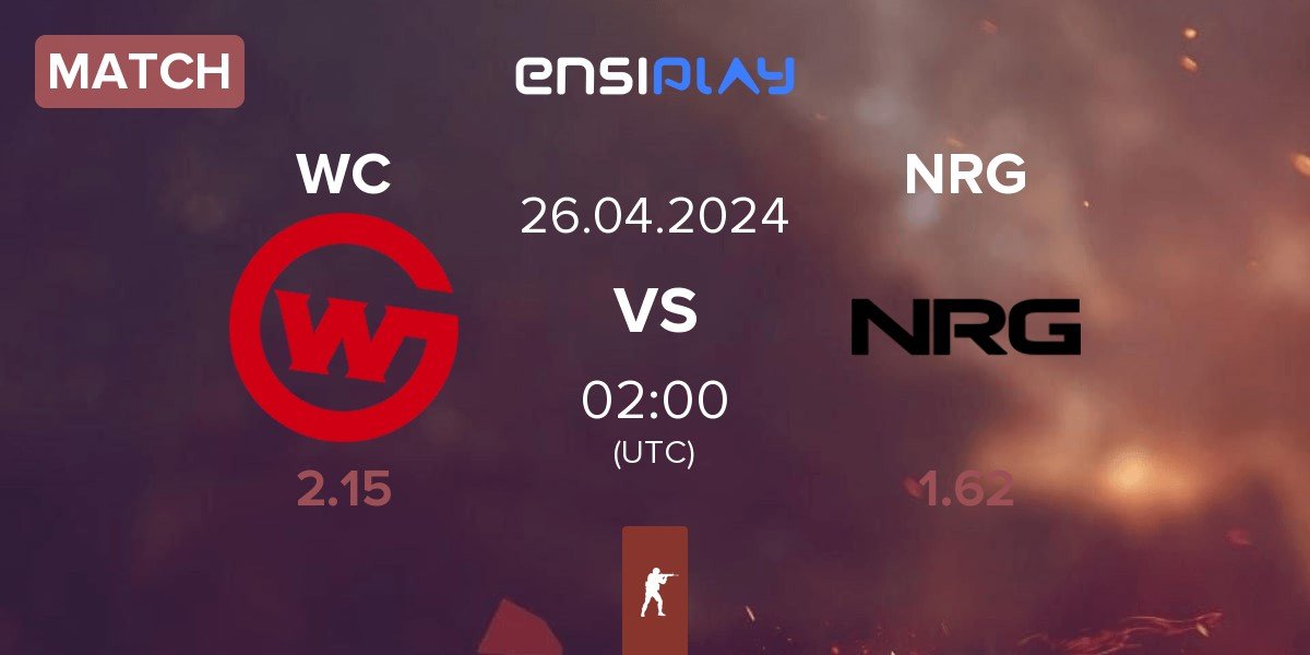Match Wildcard Gaming WC vs NRG Esports NRG | 26.04