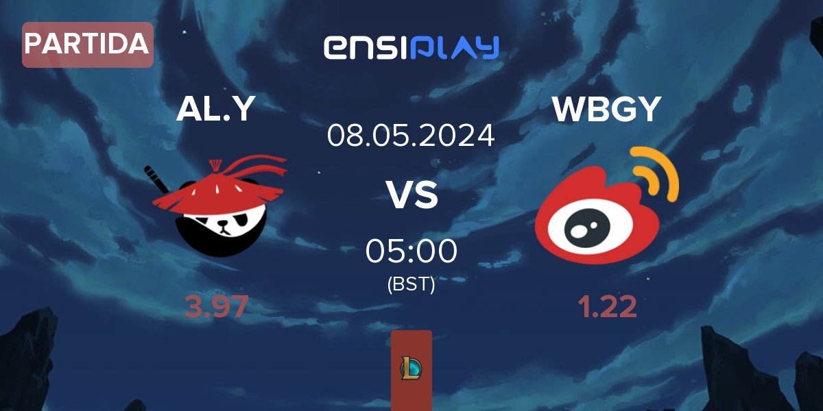 Partida Anyone's Legend.Young AL.Y vs Weibo Gaming Youth Team WBGY | 08.05