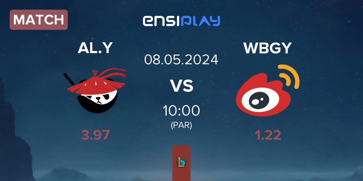 Match Anyone's Legend.Young AL.Y vs Weibo Gaming Youth Team WBGY | 08.05