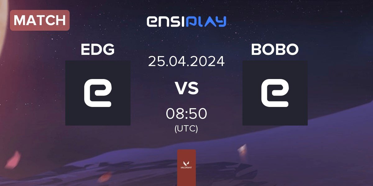 Match EDGE EDG vs BOBO | 25.04