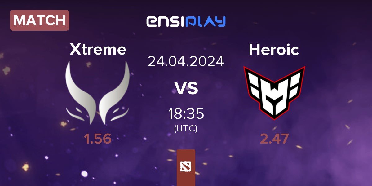 Match Xtreme Gaming Xtreme vs Heroic | 24.04