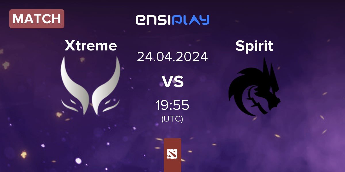 Match Xtreme Gaming Xtreme vs Team Spirit Spirit | 24.04