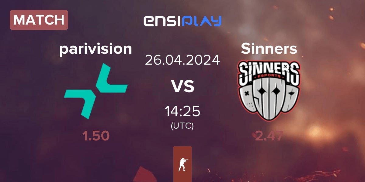 Match PARIVISION parivision vs Sinners Esports Sinners | 26.04