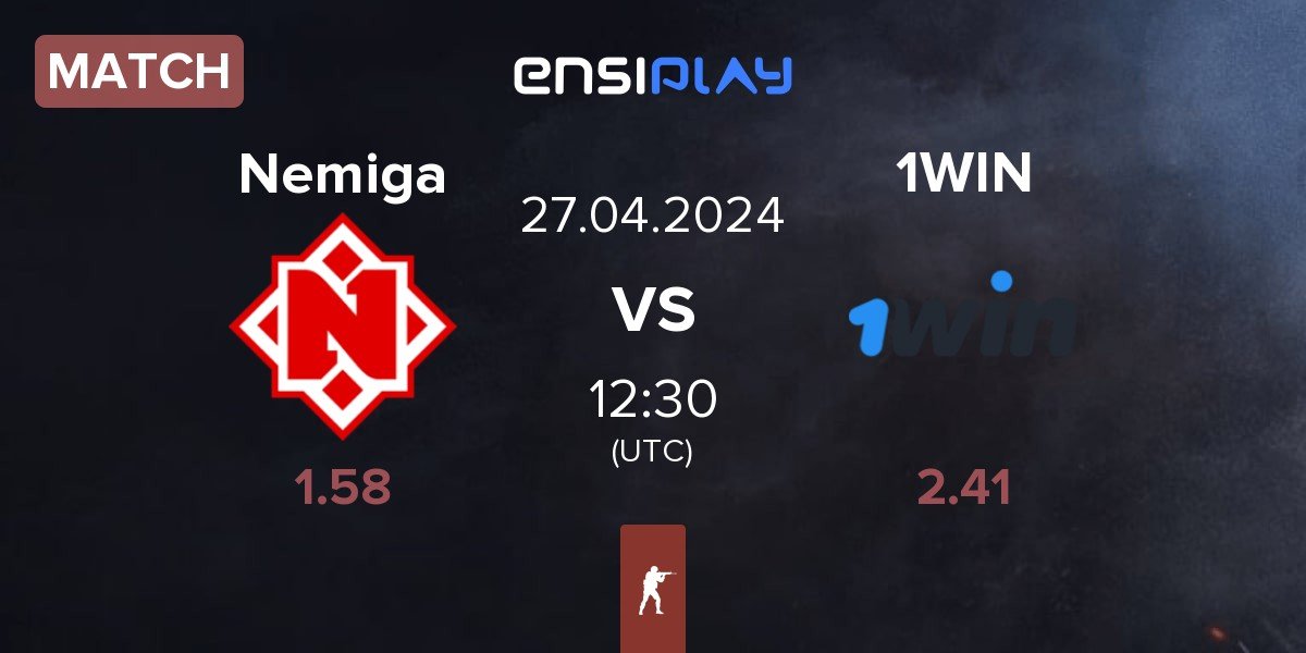 Match Nemiga Gaming Nemiga vs 1WIN | 27.04