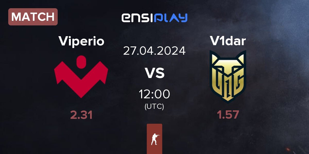 Match Viperio vs V1dar Gaming V1dar | 27.04