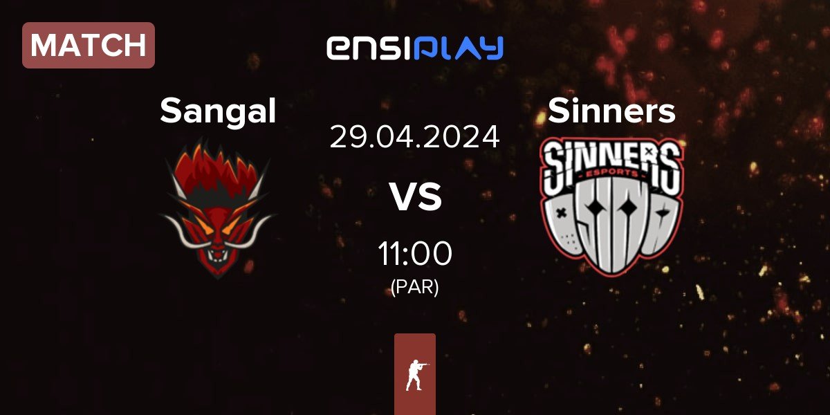 Match Sangal Esports Sangal vs Sinners Esports Sinners | 29.04