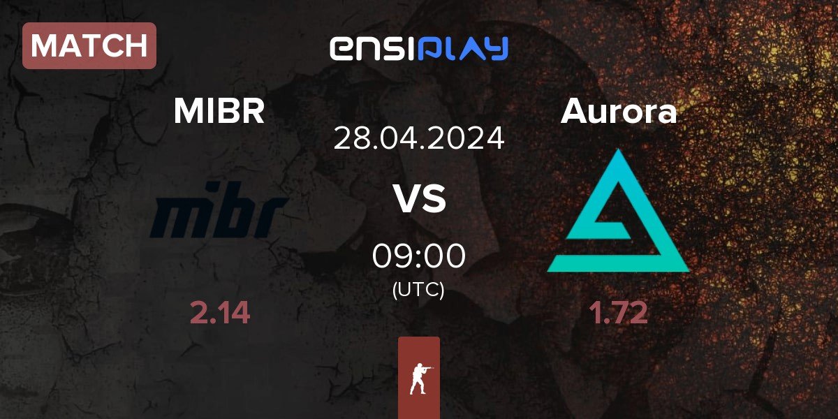 Match Made in Brazil MIBR vs Aurora Gaming Aurora | 28.04