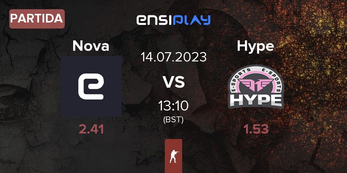 Partida Nova Gaming Nova vs Hype E-Sports Hype | 14.07