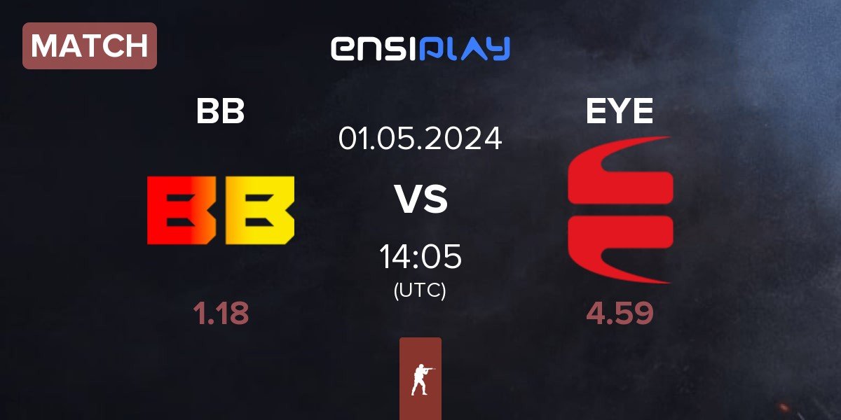 Match BetBoom BB vs EYEBALLERS EYE | 01.05