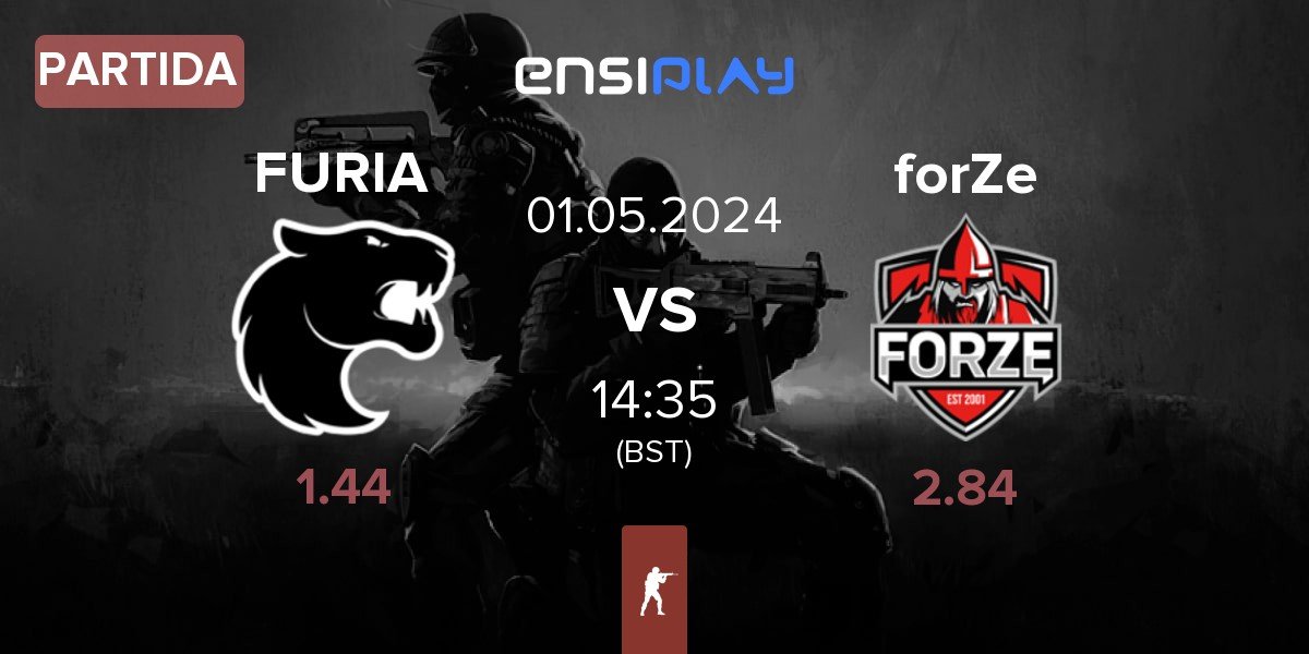 Partida FURIA Esports FURIA vs FORZE Esports forZe | 01.05