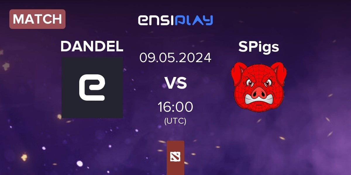 Match Dandelions DANDEL vs Spider Pigzs SPigs | 09.05