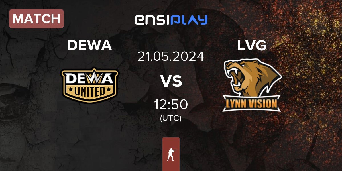 Match Dewa United DEWA vs Lynn Vision Gaming LVG | 21.05