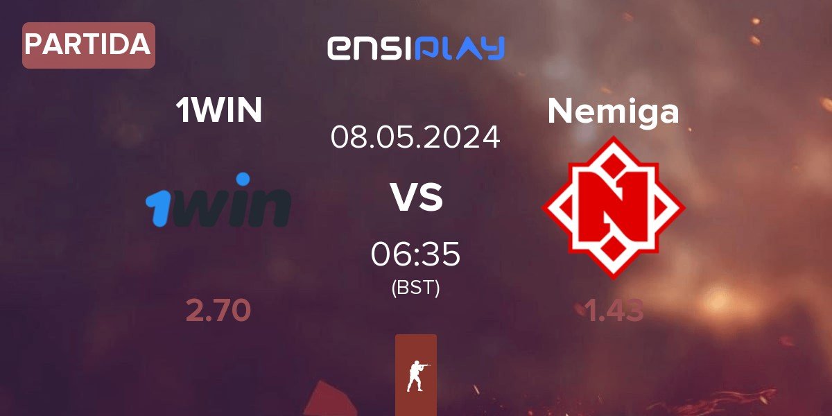 Partida 1WIN vs Nemiga Gaming Nemiga | 08.05
