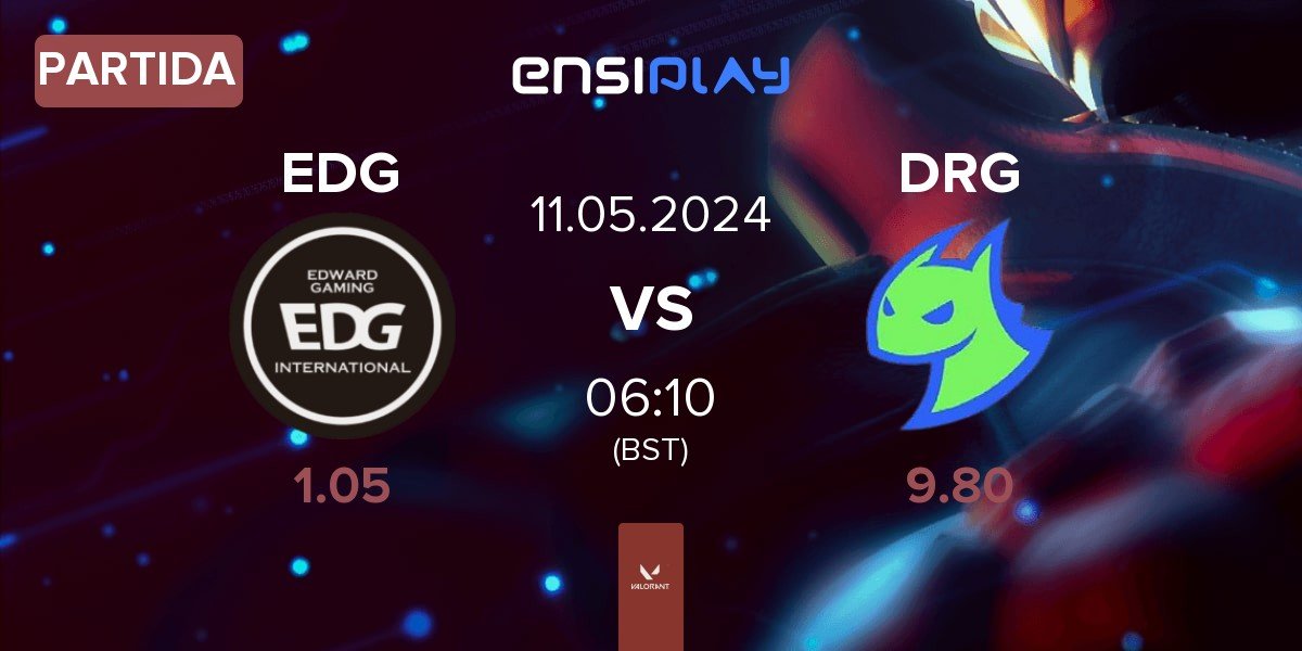 Partida Edward Gaming EDG vs Dragon Ranger Gaming DRG | 11.05