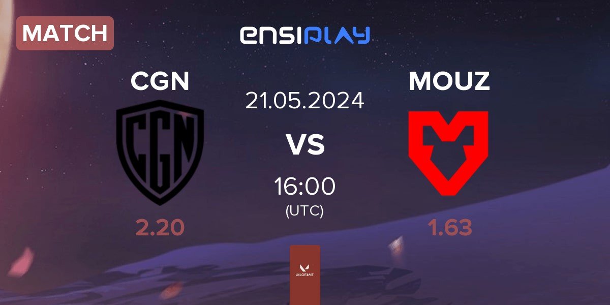 Match CGN Esports CGN vs MOUZ | 21.05