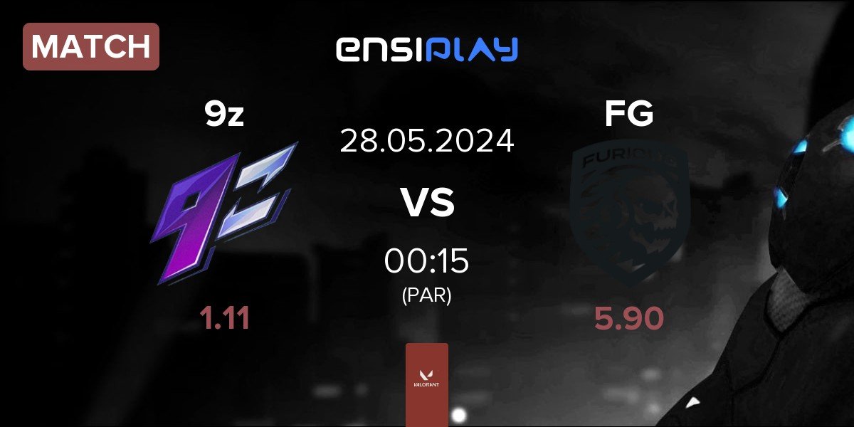 Match 9z Team 9z vs Furious Gaming FG | 28.05