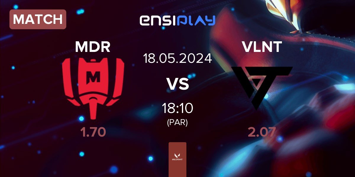 Match Mandatory MDR vs Valiant VLNT | 18.05