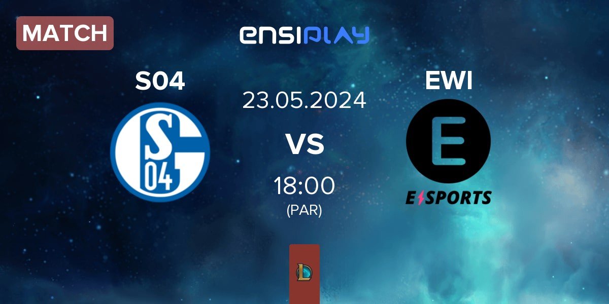 Match FC Schalke 04 Esports S04 vs E WIE EINFACH E-SPORTS EWI | 23.05